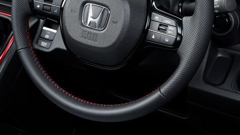 本革巻ステアリングホイール