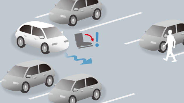 急アクセル抑制機能 イメージ