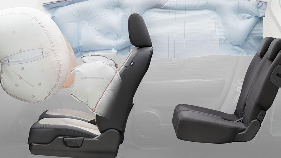 前席用i-サイドエアバッグシステム＋サイドカーテンエアバッグシステム〈前席/後席対応〉