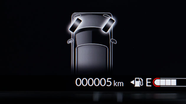 タイヤ角度モニター