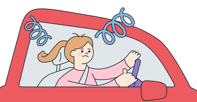 モヤモヤイラスト