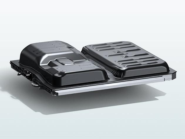 距離を走れる、高容量。室内を広くする、薄型。