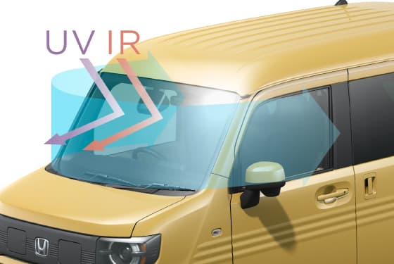IRカット〈遮熱〉/UVカット機能付フロントウインドウガラス＋IRカット〈遮熱〉/スーパーUVカットフロントドアガラス