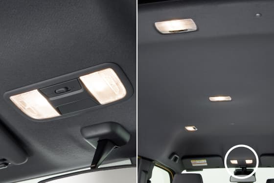 フロントマップランプ（ドア連動スイッチ付）