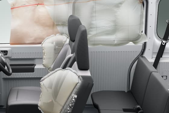 運転席用i-サイドエアバッグシステム＋サイドカーテンエアバッグシステム（前席/後席対応〉