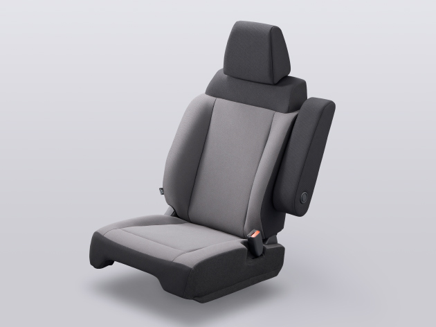 姿勢の安定を支える、シート性能。