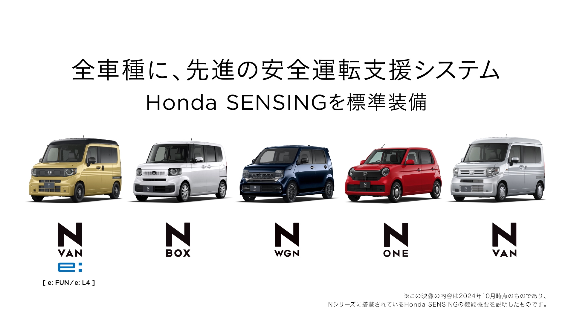 Honda Nシリーズ｜安心で選ぶならNシリーズ