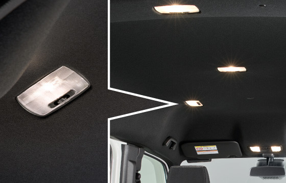 ワークランプ（助手席側開口部）