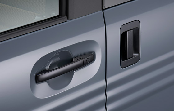 アウタードアハンドル（ブラック塗装）