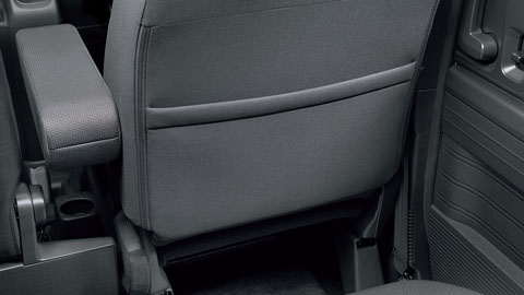 運転席シートバックポケット