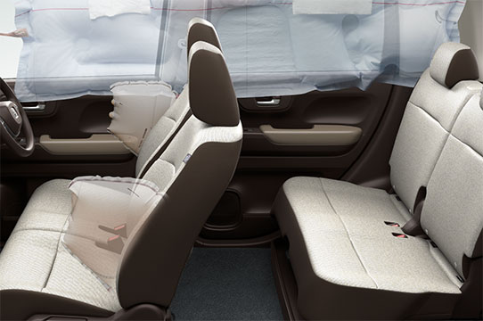 前席用i-サイドエアバッグシステム＋サイドカーテンエアバッグシステム〈前席/後席対応〉