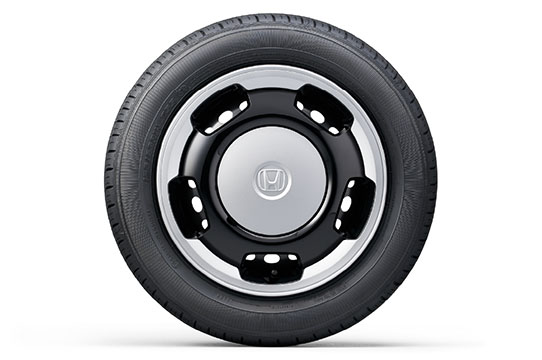 14インチスチールホイール＋フルホイールキャップ（シルバー）