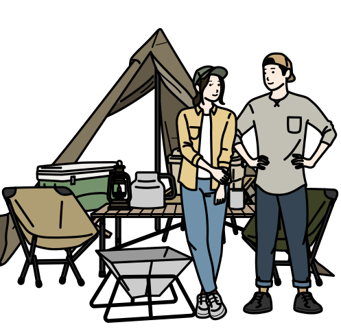 [イラスト]アウトドアに使いたい