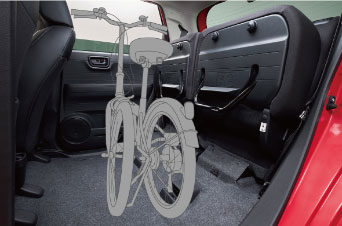 いざというときにも安心な荷室容量。画像