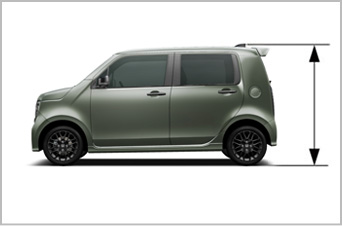 全高1.675〜1.725m画像