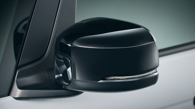 クリスタルブラック・パール塗装 電動格納式リモコンドアミラー