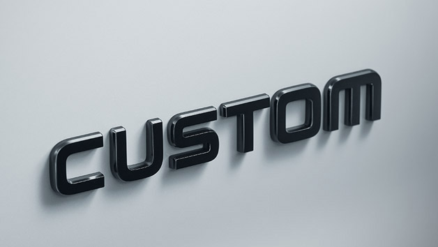 クリスタルブラック・パール塗装 CUSTOMエンブレム