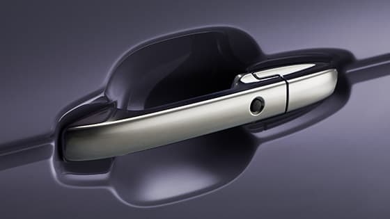 ダーククロームメッキ加飾 アウタードアハンドル