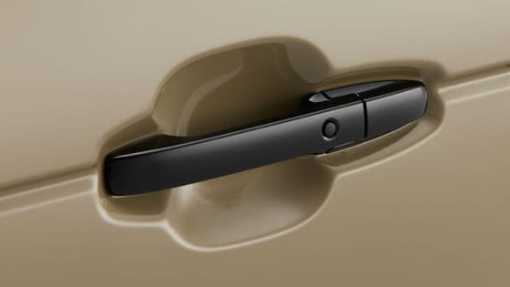 クリスタルブラック・パール塗装アウタードアハンドル