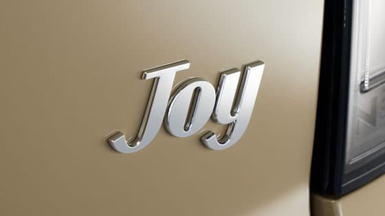 JOYエンブレム（クロームメッキ）