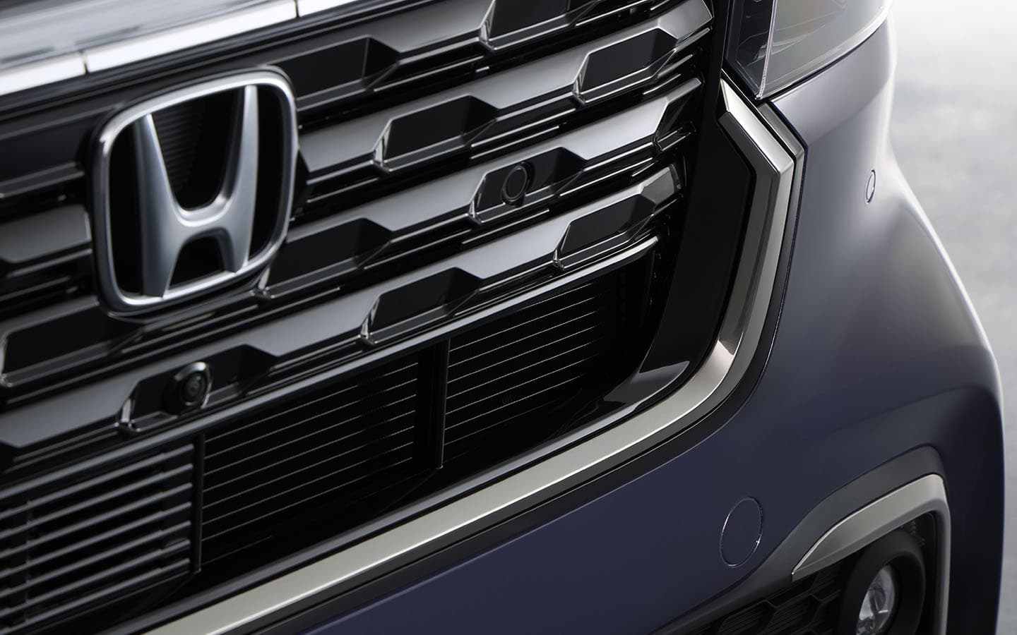 ダーククロームメッキ カスタムデザインフロントグリル 