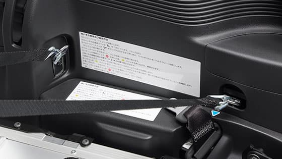 タイダウンフック（4ヵ所）