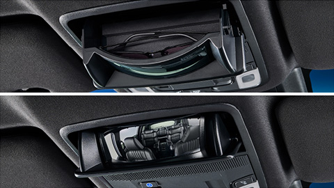 室内確認用ミラー付サングラスボックス