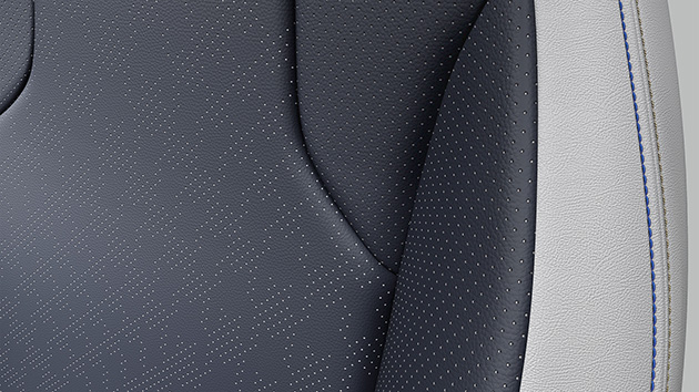 運転席＆助手席コンビシート（本革×プライムスムース）