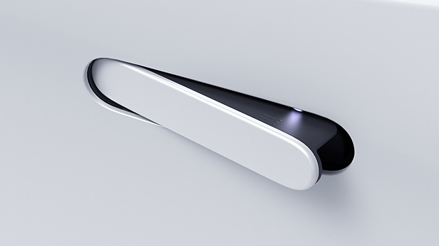 フラッシュアウターハンドル