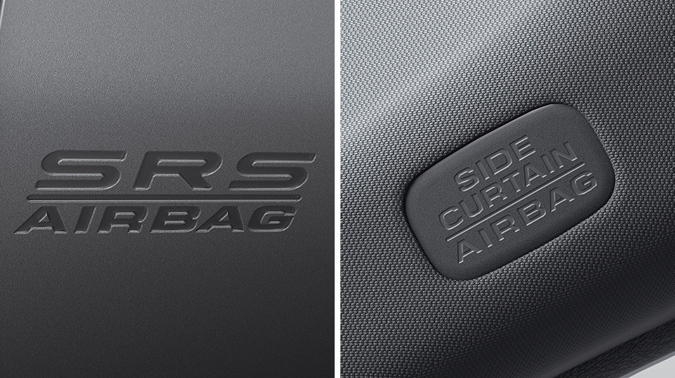 運転席用＆助手席用i-SRSエアバッグシステム、前席用i-サイドエアバッグシステム＋サイドカーテンエアバッグシステム〈前席対応〉、運転席用＆助手席用SRSニーエアバッグシステム