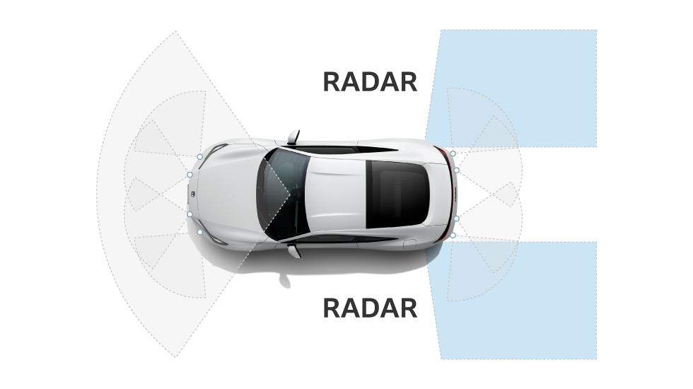 レーダーで検知