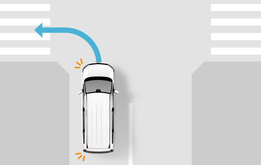 右左折時や車線変更時