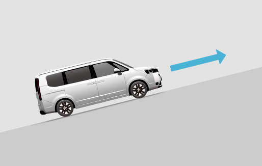 上り坂での発進や加速時