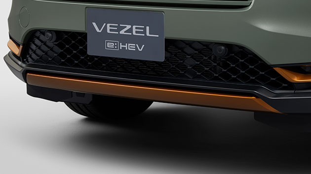 フロントバンパーロアーガーニッシュ（カッパー・メタリック）