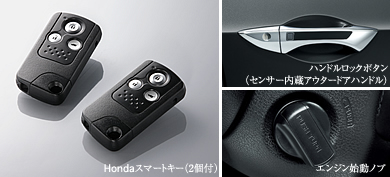 Honda�X�}�[�g�L�[�i2�t�j�A�n���h�����b�N�{�^���i�Z���T�[�����A�E�^�[�h�A�n���h���j�A�G���W���n���m�u
