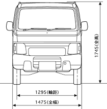 ACTY TRUCK�l�ʐ}FRONT