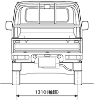 ACTY TRUCK�l�ʐ}REAR