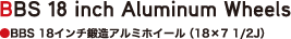 BBS 18�C���`�b���A���~�z�C�[���i18�~7 1/2J�j