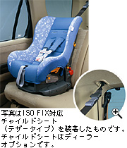 ISO FIX�Ή��`���C���h�V�[�g