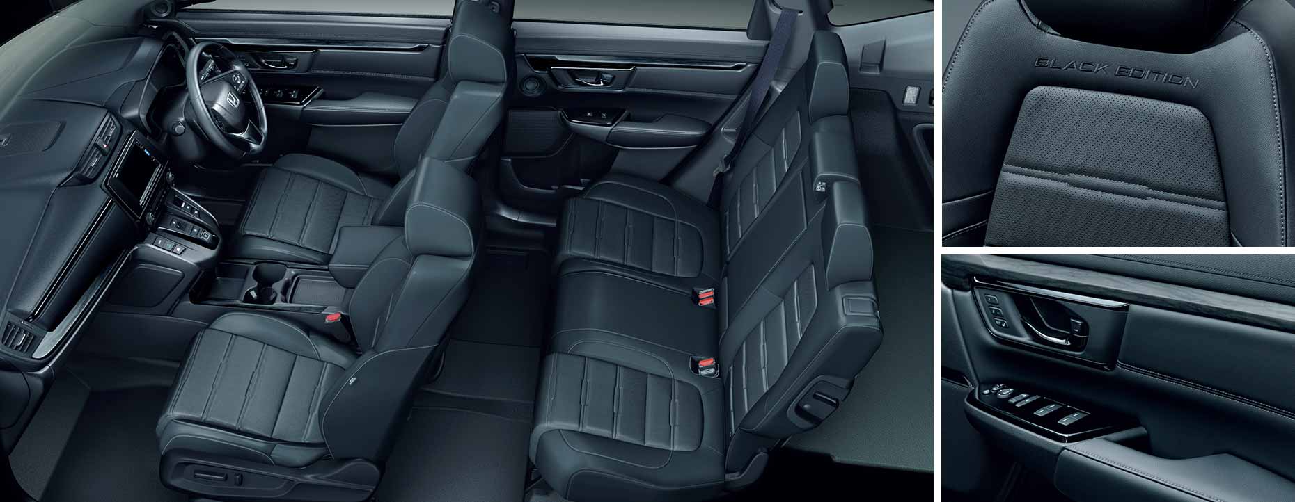 ブラック 本革シート〈BLACK EDITIONロゴ入り〉※1＆専用インテリア※2