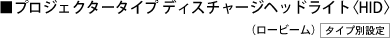 ���v���W�F�N�^�[�^�C�v �f�B�X�`���[�W�w�b�h���C�g�qHID�r�i���[�r�[���j�m�^�C�v�ʐݒ�n