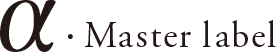 &alpha;�EMaster label