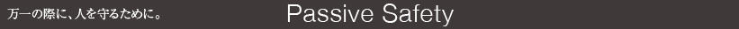 ����̍ۂɁA�l����邽�߂ɁB Passive Safety