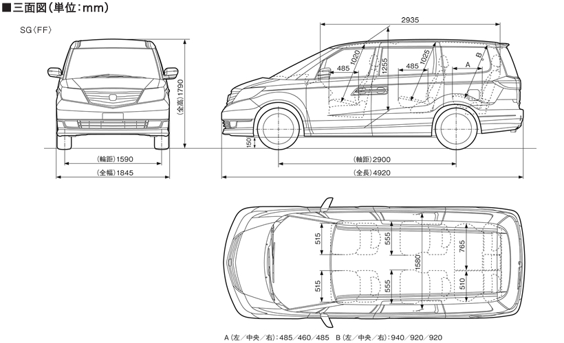 ���O�ʐ}�i�P�ʁFmm�j