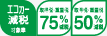 エコカー減税・75%・50%