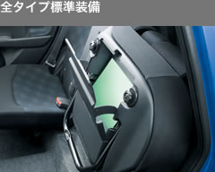 全タイプ標準装備