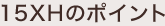15XH�̃|�C���g