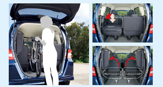 ��y�ɍL��ȋ�Ԃ�3��ڃV�[�g�͂ˏグ�@�\