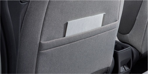 運転席&助手席シートバックポケット