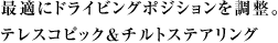 �œK�Ƀh���C�r���O�|�W�V�����𒲐��B�e���X�R�s�b�N&�`���g�X�e�A�����O